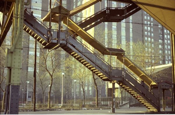 "Elevated Stairs" by Lou Dienes